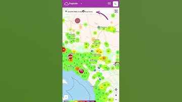 How to use an air quality map