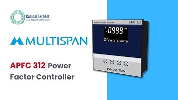 Multispan APFC-312 Automatic Power Factor Controller | Wiring & Settings