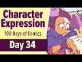 How to Draw Expressions - 100 Days of Making Comics 2 - DAY 34