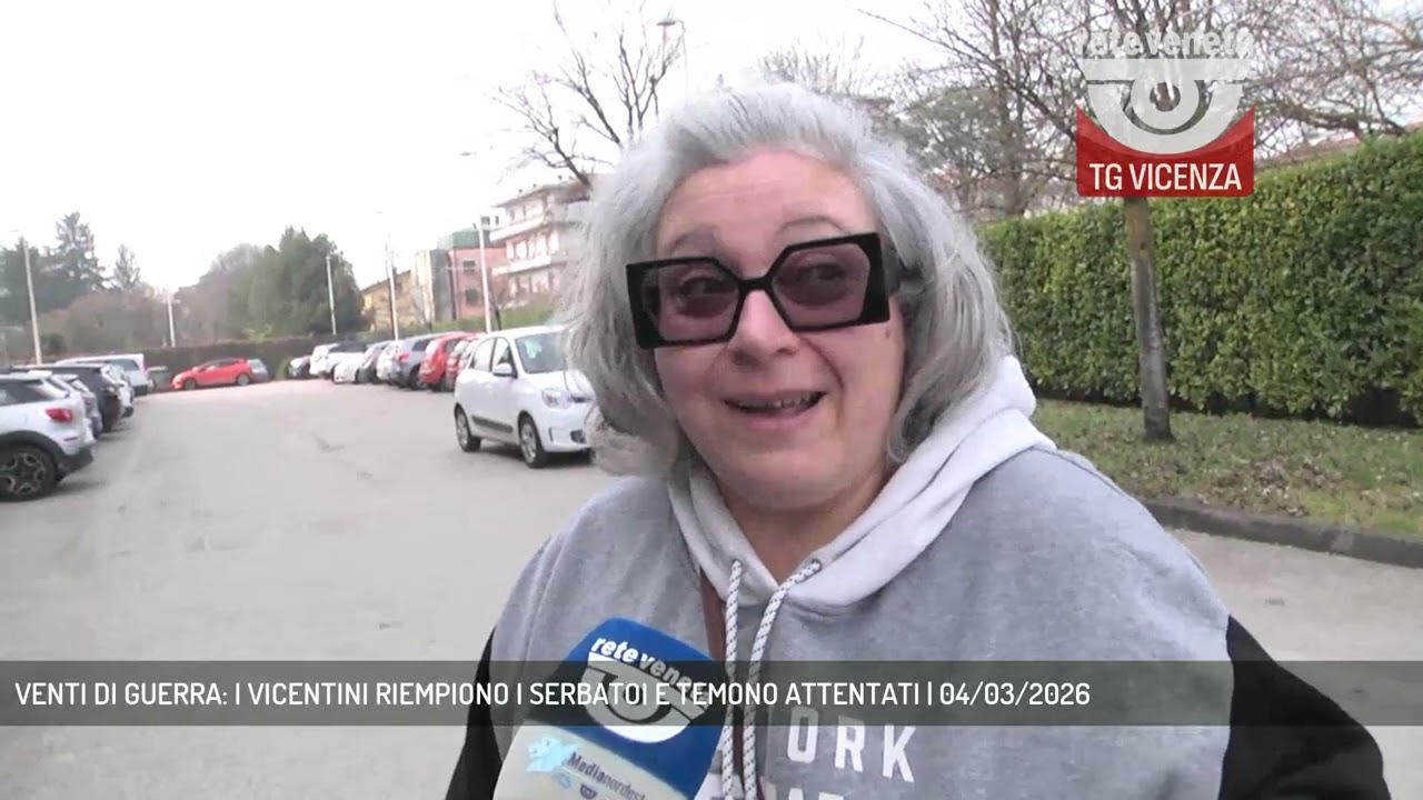 VENTI DI GUERRA: I VICENTINI RIEMPIONO I SERBATOI E TEMONO ATTENTATI | 04/03/2026