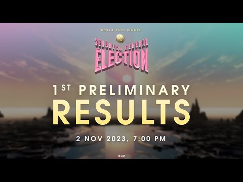 【LIVE】BNK48 16th Single Senbatsu General Election – 1st Preliminary Results / BNK48