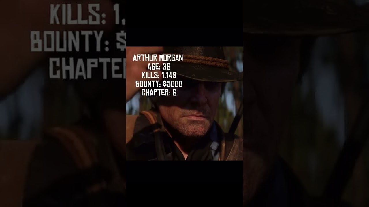 Arthur Morgan kill count 🔥 #rdr2 #short 