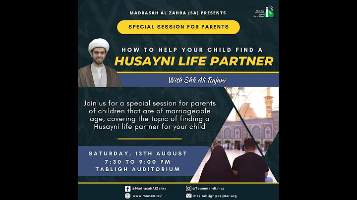 How to help your child find a Husayni Life partner...