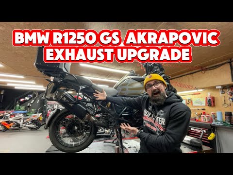 BMW R1250 GS Akrapovic exhaust upgrade. Noisy enough for you? @ Doncaster Motorcycles