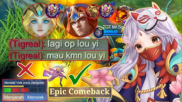 Enemy Arrogant! Luo Yi Serious Mode Active | Luo Yi Best Build 2021 Top 1 Global - Mobile Legends