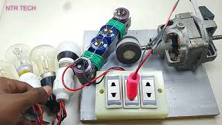 I turn the cappachitor wire into 220v 12000w electric generator home made