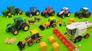 Traktor,Mähdrescher,Kettentraktor,Geländewagen & Bagger Spielzeug für Kinder von Bruder Spielwaren