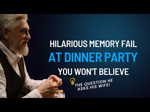 Hilarious Memory Fail at Dinner Party – You Won't Believe the Question He Asks His Wife
