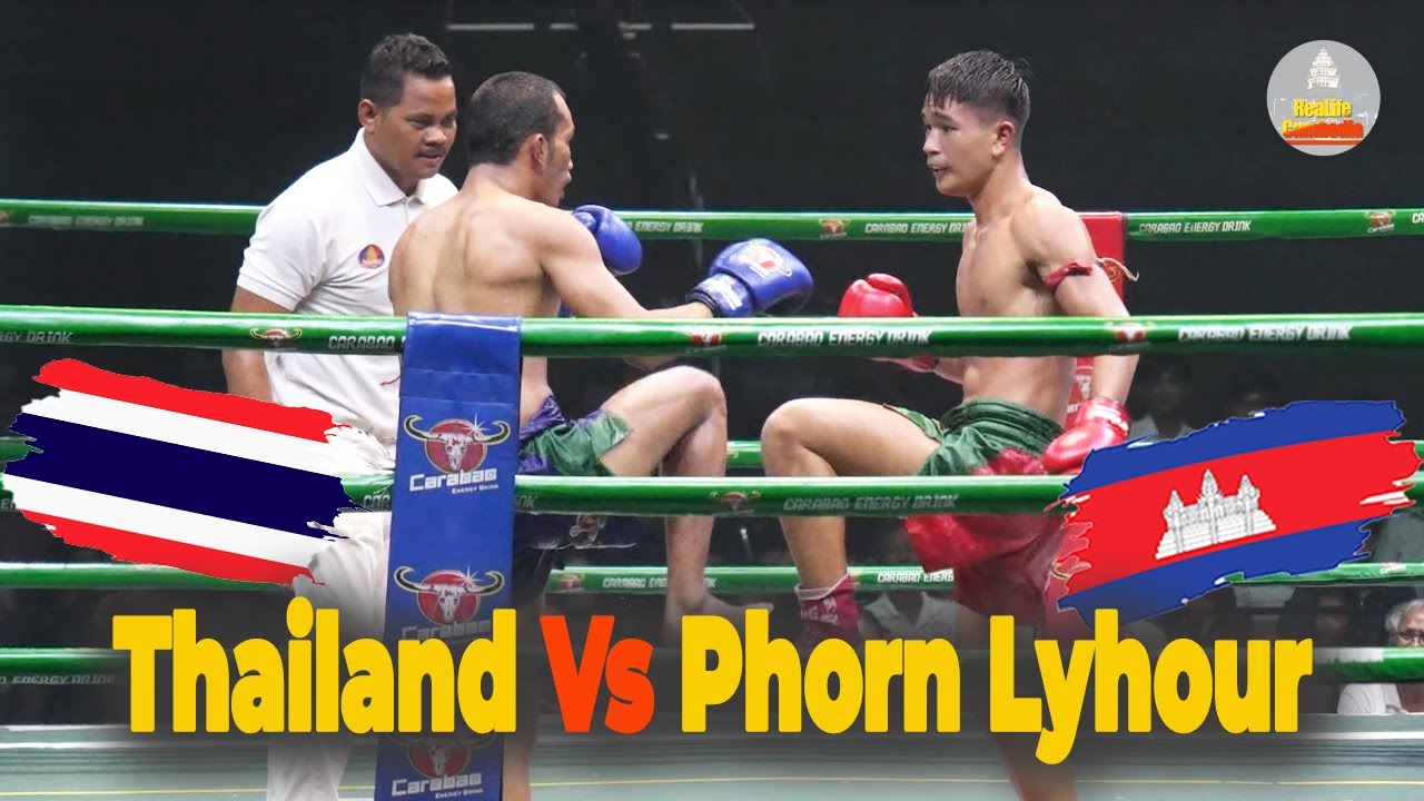 KunKhmer Boxing BTV for Carabao Title Phorn Lyhour Vs Thailand YouTube
