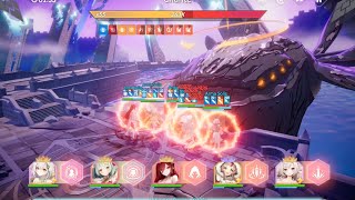 (550 million damage) Charite Guild Raid Boss Fight - Eversoul screenshot 4