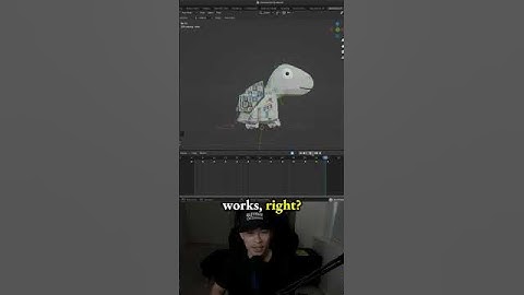 Create Complex Animations: Step-by-Step Guide - make a 3d game character in Blender -3.4 Dino Turtle