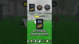 All Shields Defense Battle 🛡 99 nights in the forest #99nightintheforest #99nights #roblox