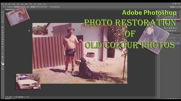 Photoshop Tutorial - Removing Colour Tint from Old photos