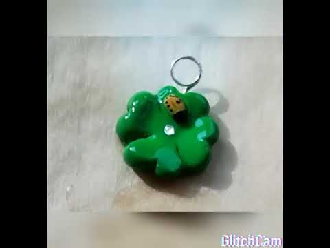 My fimo clover creation