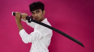 How to Make Demon Slayer Tanjiro's Katana | Cardboard DIY