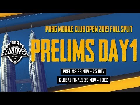 [Portuguese] PMCO Global Prelims Day 1 | Fall Split | PUBG MOBILE CLUB OPEN 2019