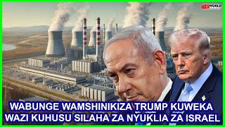 Wabunge Wa Demokrat Wamemshinikiza Trump Kuonesha Ukweli Dhidi Ya Silaha Za Nyuklia Za Israel
