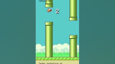 Flappy Bird RL Agent: Q-Learning Table-Based Training