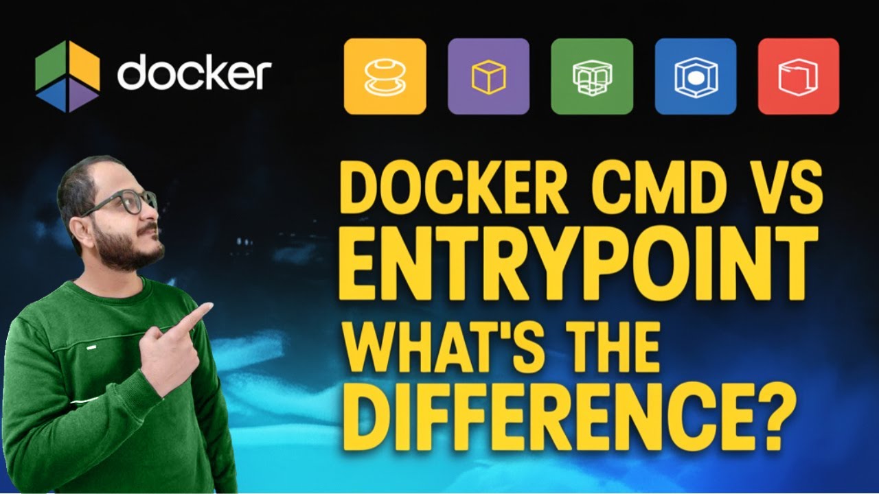 Day-6 | Docker CMD vs ENTRYPOINT: What's the Difference? - YouTube