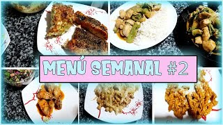 💚  Menú semanal SALUDABLE y ECONÓMICO #2💚 5 COMIDAS RÁPIDAS y FÁCILES de HACER