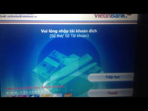 Video Cách chuyển khoản từ thẻ ATM vietinbank sang sacombank - youtube