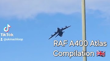 A Huge Military Aircraft, RAF A400 Low Level in Wales