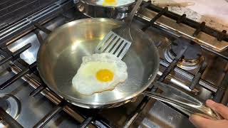 千万别用不锈钢锅这么煎蛋!!! how to make stainless pan nonstick 2