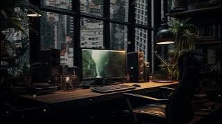 ASMR Tidur, Santai, Belajar, Meditasi | Musik Sekitar | Suara Hujan di Jendela