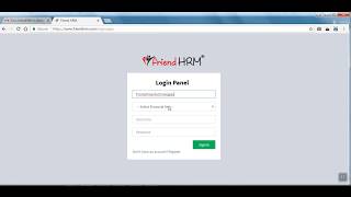 How to login as an Admin to friendHRM - HR and Payroll Software for Malaysia screenshot 2