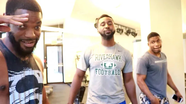 back and bicep workout with special guest Jeremy D...