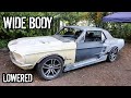 Oscars Mustang Gets Lowered And Custom Wide Fender Flares!