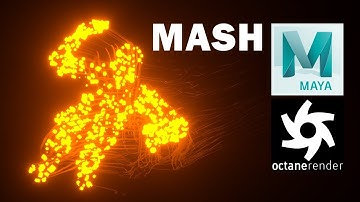 Motion Graphics GPU Rendering with Octane and Mash in Maya