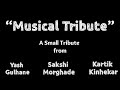 Musical tribute to all our faculties  sakshi yash kartik  teachers day 2020  ee  ycce