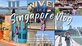 Singapore Vlog EP.2 | 🎡🦋🇸🇬 พาเที่ยวสิงคโปร์, ตะลุย Universal Studios, Merlion, Marina Bay Sands