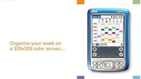 Palm Zire 72 animation (2004 palm.com)