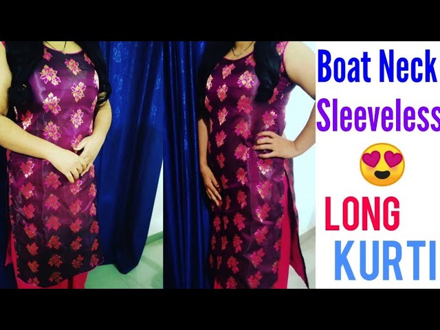 Sleeveless Kurti Latest Designs ll स्लीवलेस कुर्ती के सुन्दर डिज़ाइन -  YouTube