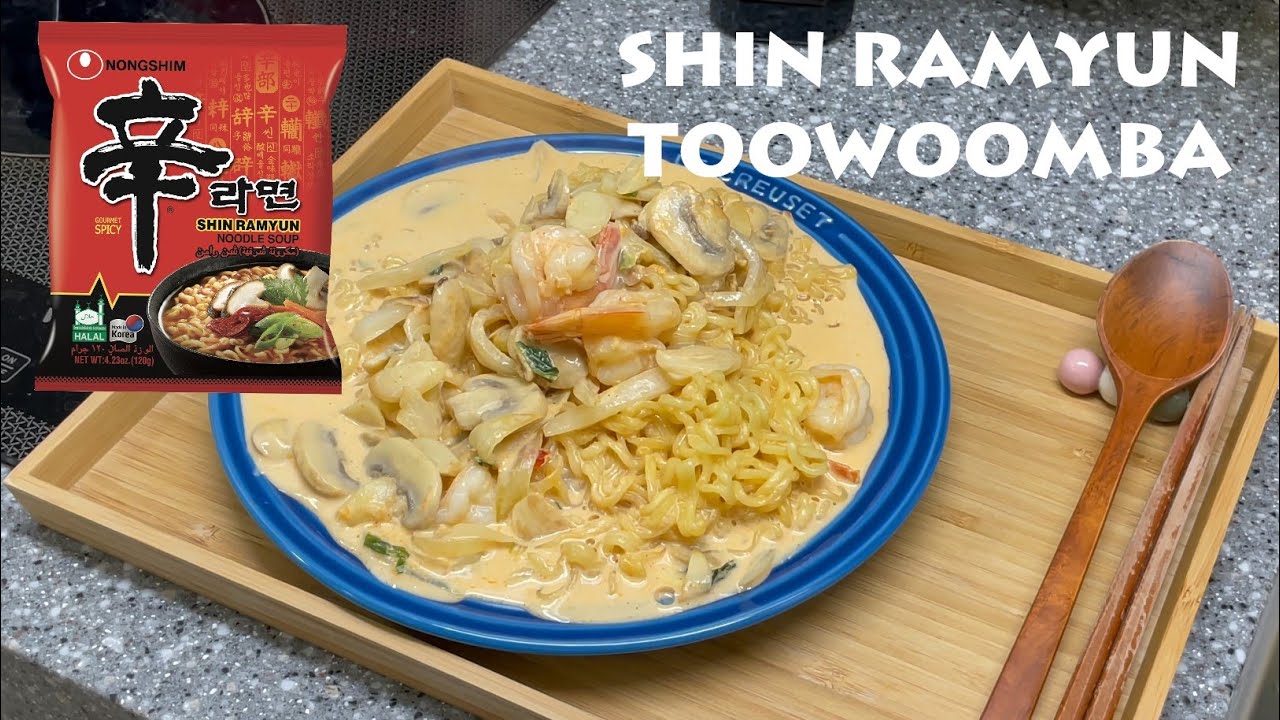 [Eng sub] SHIN RAMYUN TOOWOOMBA | SPICY CREAM RAMEN | 신라먼 투움바🍜 - YouTube
