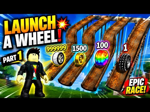 Roblox Launch A Wheel Gameplay Part 1 | Funny &amp; Crazy Moments 😂 | Full Walkthrough