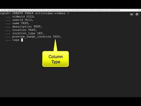 DataStax Distribution of Apache Cassandra™ on Google Cloud Platform - Creating Your Data Model