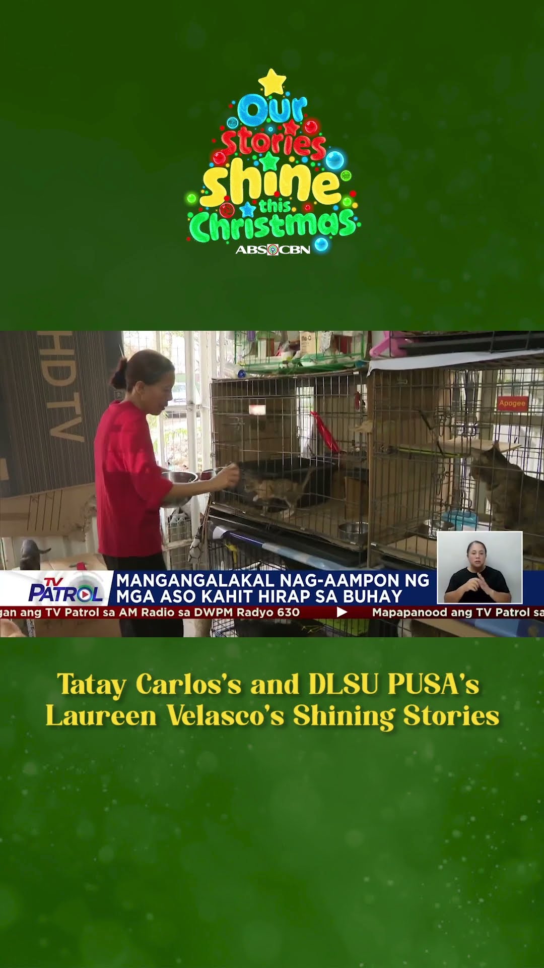Tatay Carlos at Laureen Velasco | Our Stories Shine This Christmas | #ABSCBNChristmasID2024