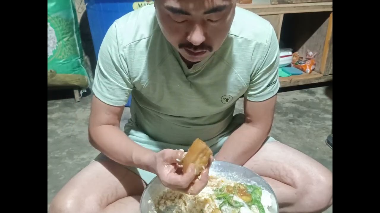 Pork spicy curry...see more #Mukbang 