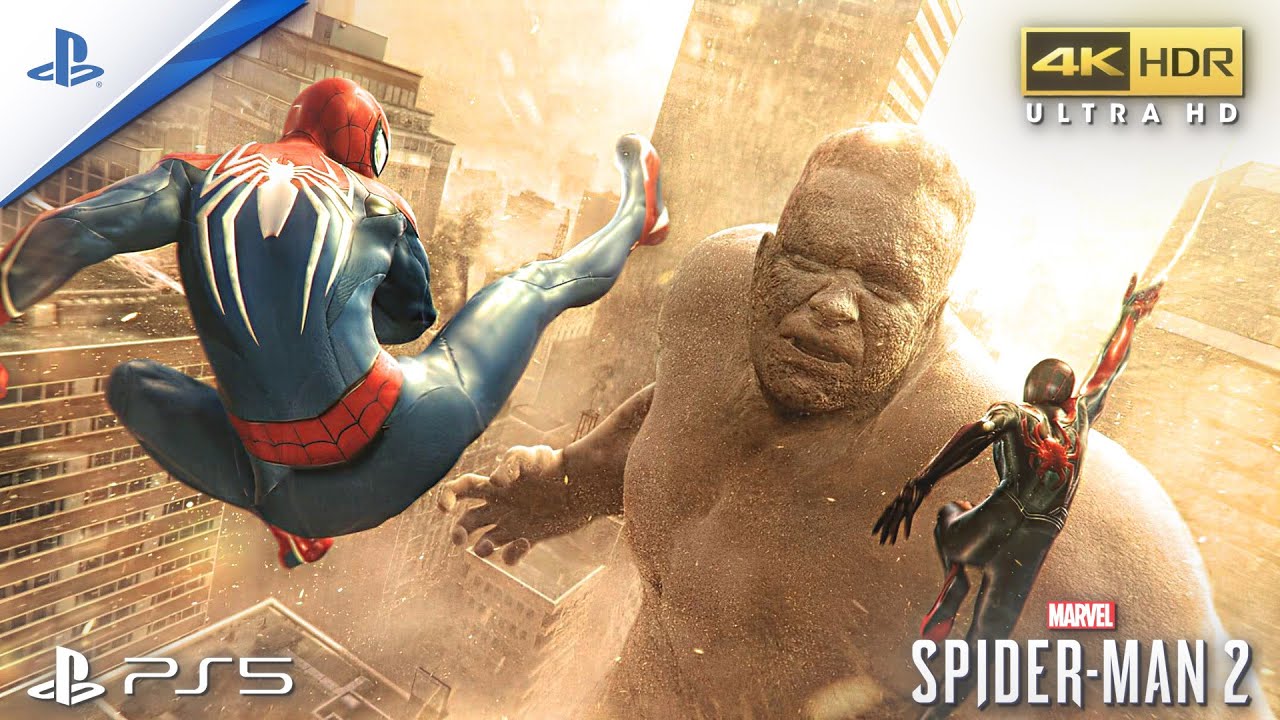 Marvel’s Spider-Man 2 - Sandman VS Spider-Man Full Boss Fight | PS5 ...