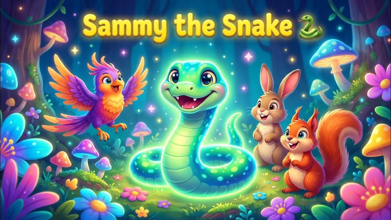 The Little Snakes Adventure  Silent Kids Story 🌈