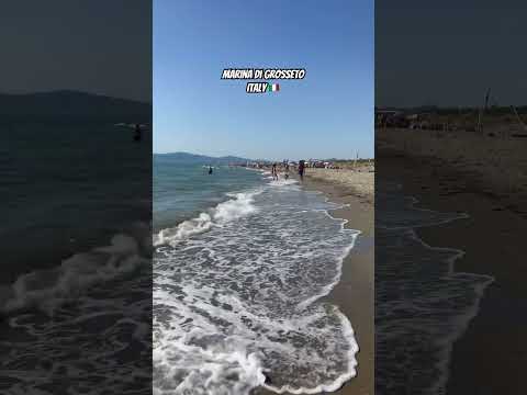 Marina Di grosseto #travel #italytravel #europeantravel #viralvideo #mountain #beach #nature