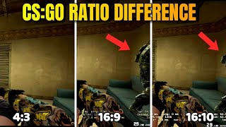 Which Ratio Should You Play in??? | Csgo 4:3 Vs 16:9 Vs 16:10