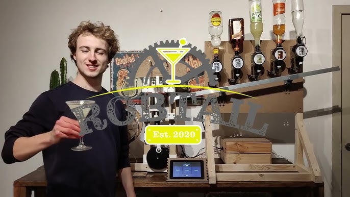 The Inebriator - Arduino Cocktail Machine - Dispensing Signature Cocktail 