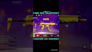Smg gun collection skins mp 40 mp 5 ump#caror#collection#free fire#trending shorts