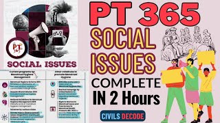 Vision IAS PT 365 SOCIAL ISSUES 2024 COMPLETE I SOCIETY 1 YEAR CURRENT #upsc #ias #currentaffairs