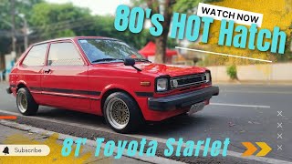 80's Hot Hatch! Certified Classic! (81' Toyota Starlet hatchback)