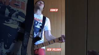 RANCID - New Orleans - Bass Cover #rancid #neworleans #letthedominoesfall #rock #punk #punkrock